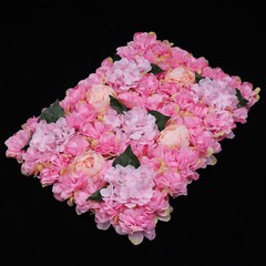 6Pcs Artificial Flower Wall Panels Floral Backdrop Wedding Party Decor 60*40cm
