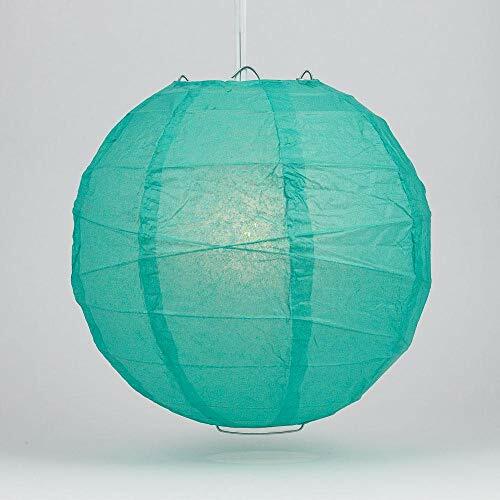 Quasimoon 12″ Teal Irregular Paper Lantern (10 PACK) by PaperLanternStore