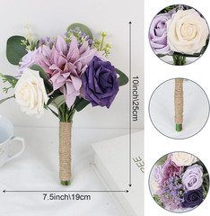 Ivory & Lilac Bridesmaid Bouquets Set – Perfect Wedding Flowers 2024