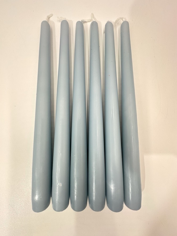 10″ T Blue Premium Taper Candles 6 Wedding Centerpiece Decorations Candlesticks