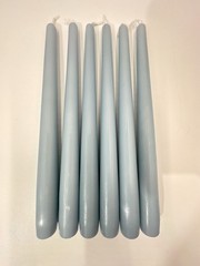 10″ T Blue Premium Taper Candles 6 Wedding Centerpiece Decorations Candlesticks