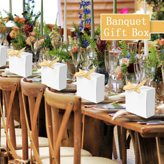 12Pack Small Gift Boxes with Lids for Presents, 4.5»X4.5»X2» White Gift Bo…