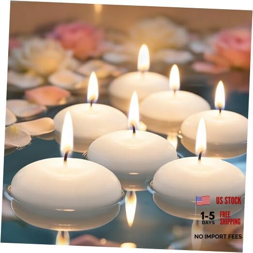 30 PCS Floating Candles – Small Floating Candles for Centerpieces White