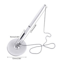 Ballpoint Pen Desk Pens with Chain for Corporate Environments Counter