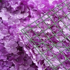 4 Purple Hydrangea Flowers Mat Wall Backdrop Panels Wedding Party Decorations