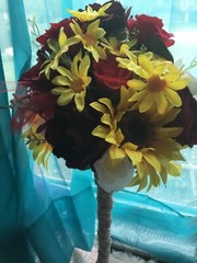 Sunflower wedding flowers package bridal bouquet decorations bouquets