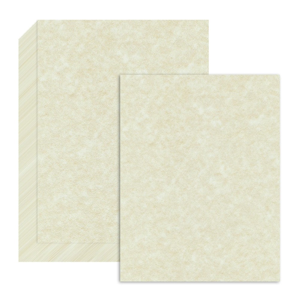 60 Sheets Parchment Paper for Certificates, 8.5″ x 11″, 100 GSM Ivory