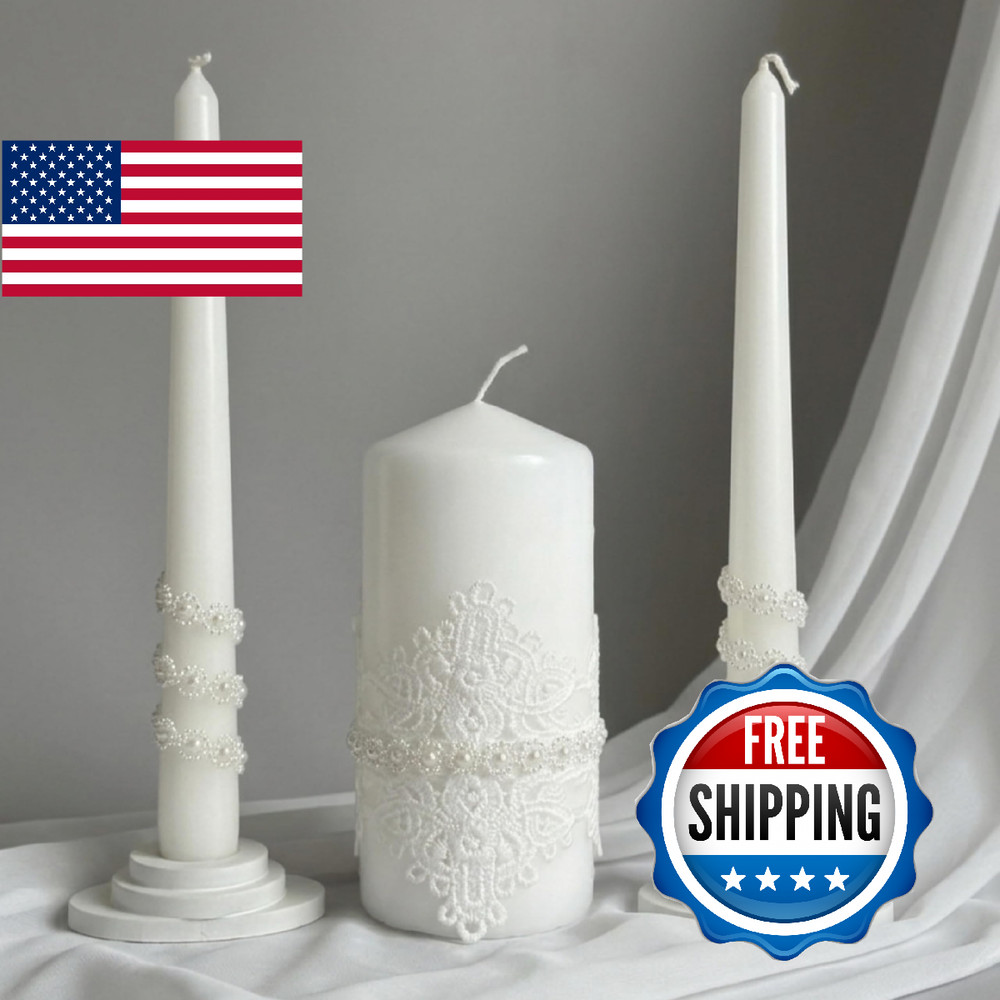 Magik Life Unity Candle Set – 6 Two 10 Taper Burning Unity For Marriage In Usa
