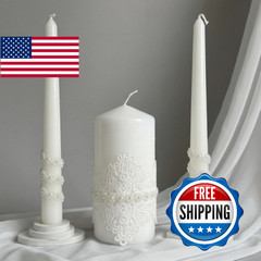 Magik Life Unity Candle Set – 6 Two 10 Taper Burning Unity For Marriage In Usa