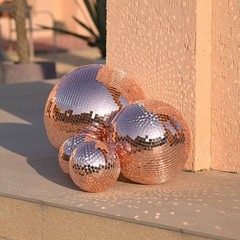 Yescom 4PCS 7″ Small Disco Ball Mirror Mini Hanging for Party Events Wedding