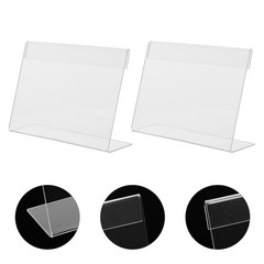 20 Pcs Price Display Card Tag Stands Displays for Prices Small Sign Holder