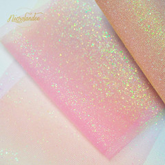 Rainbow Glitter Tulle Rolls 6 Inch X 10 Yards Shimmer Color for Table Runner Cha