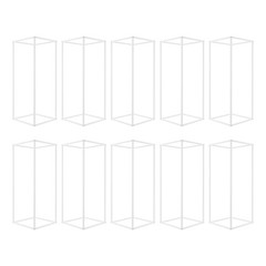 10Pcs Flower Display Stands Steel Floral Showing Rack Decor for Wedding Party