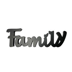 Wood Family Letters Table Sign Family Cutout Word Wall Sign Table Fireplace M…