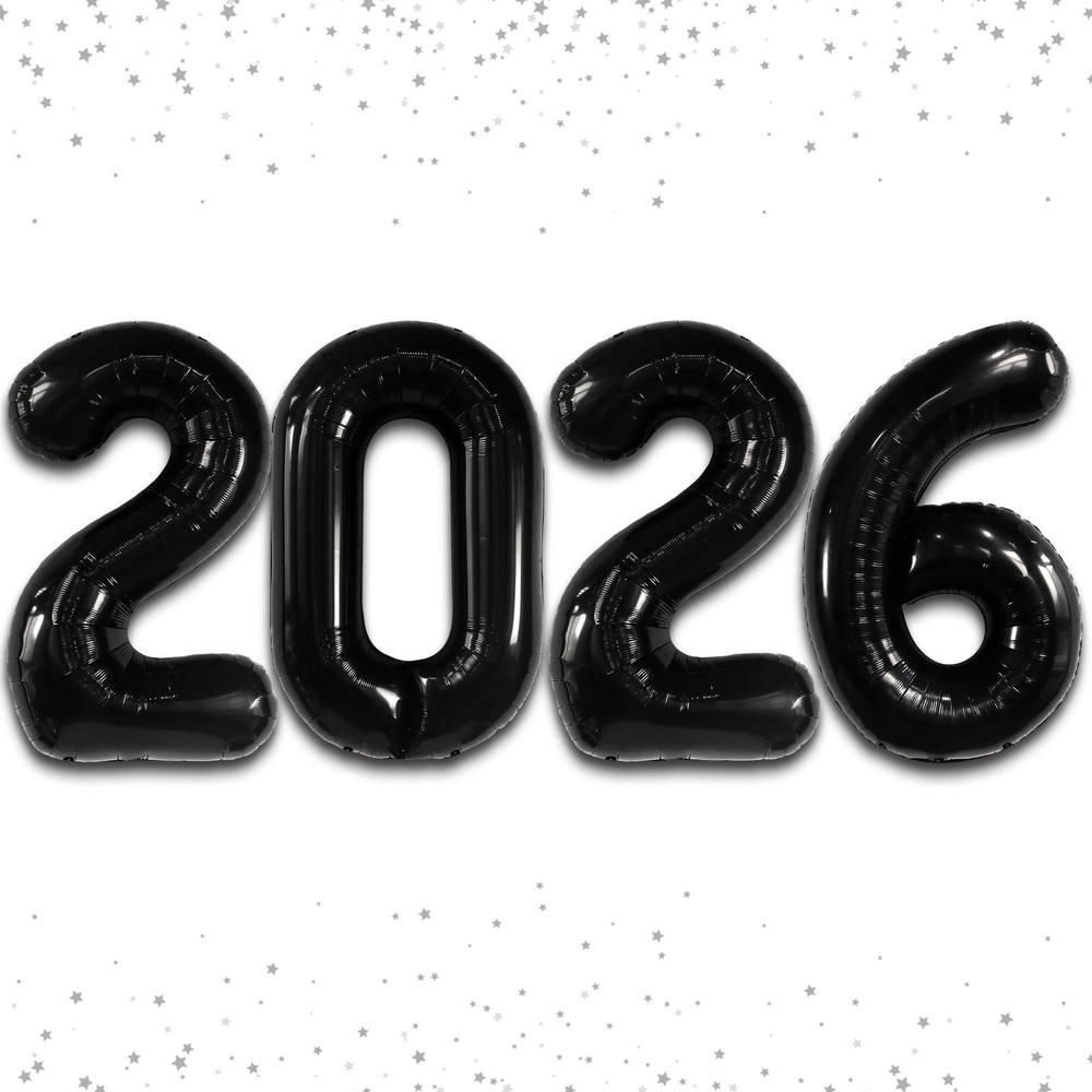Black 2026 Balloons 42 Inch, Giant – Graduation Large, 42