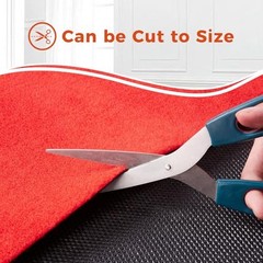 3ftx15ft Carpet Runner, 450GSM Extra Thick Non-Slip TPR Rubber, 3×15 ft Red