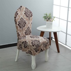 Chair Cover Ruffle Edge Home Spandex Dining Chair Cover Vintage Seat Cover