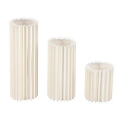 Set of 3 Elegant Bulk Weddings Decoration Table Cylinder Centerpiece Cake Stand