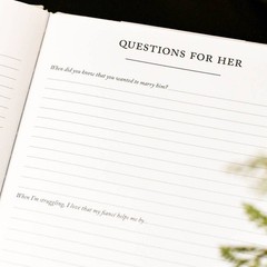 Engagement Gifts for Couple – Wedding Planner For Bride 7.75″ x 9.25″, Ivory