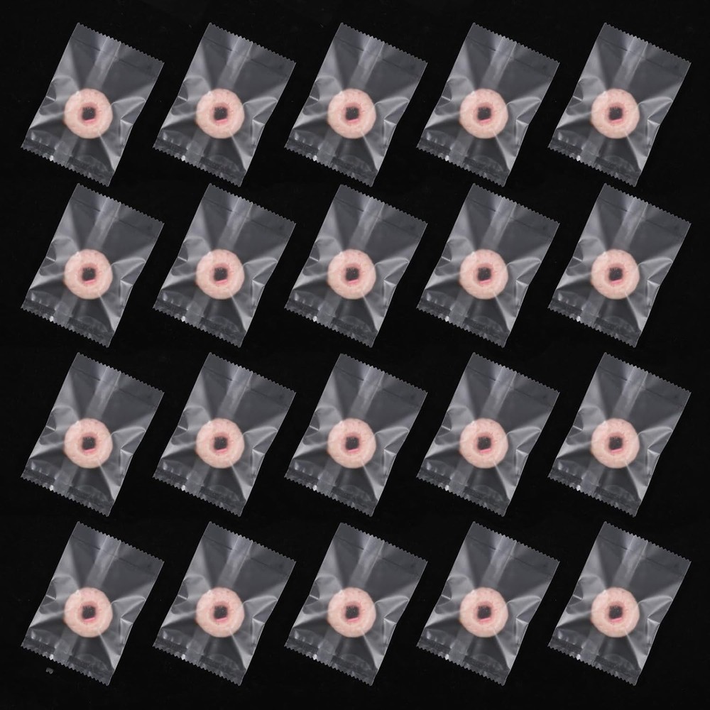 200pcs Heat Seal Candy Wrappers Homemade Caramels Nougats Candy Bags 4″x2.5″