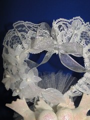 New Elegant Wedding Glittery Sparkling White Love Birds Cake topper with Heart