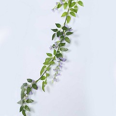 2 LAVENDER 6 ft Artificial Silk Wisteria Flowers Hanging Vine Garlands Wedding