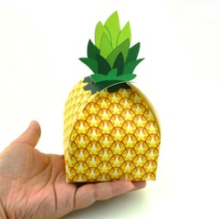 50PC Wedding Pineapple Candy Box Baby Shower Birthday Favors Gift Paper Gift Bag