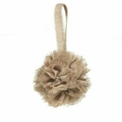 Burlap And Pearl Kissing Ball by Hortense B. Hewitt, Wedding Kissing Ball