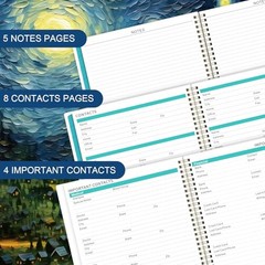 2026 Monthly Planner – 2026 Planner, Monthly Calendar 2026, Jan. Oil Painting