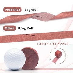 Crepe Paper Streamers 4 Rolls 328ft, Pack of Metallic Rose Rose Gold Pink-3264