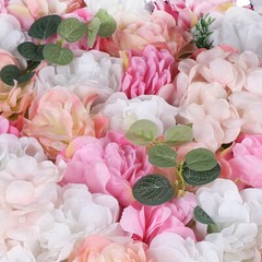 Flower Wall Fake Panel Party Artificial Wedding Decor Hydrangea Flower Wall NEW
