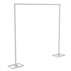 10ft Wedding Arches Ceremony Square Metal Balloon Arch Backdrop Stand In/Outdoor