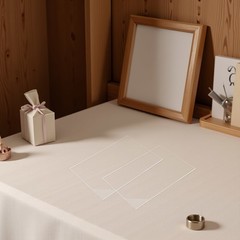 10 Pcs Acrylic Welcome Sign Wedding Blank Seat Memory Table Decor Clear