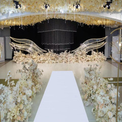 Extra Thick White Carpet Runner for Party, 33 Feet White Aisle Runner for Weddin