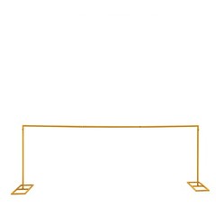 Romantical Metal Flower Balloon Frame Square Wedding Arch Backdrop Stand Decor