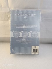 G Squared 50 Count Invitation Kit Print Your Own Pearl White
