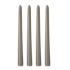 12 Taupe Premium 10″ Taper Candles Unscented Dinner Party Wedding Decorations