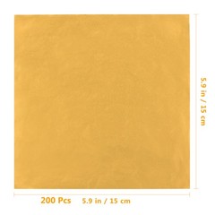 200Pcs Reusable Aluminium Foil Wrapping Paper for Candy and Chocolate Gifts
