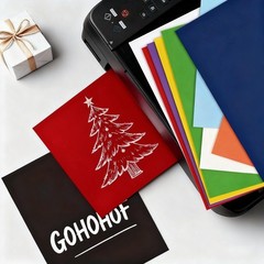 GOHOHOF 50 Sheets Colored Cardstock paper 8.5 x 11 colored card Multicolored