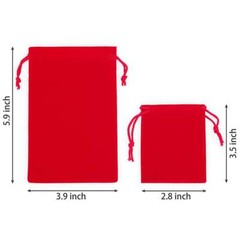 25 50 PCS Velvet Drawstring Pouch Jewelry Baggie Ring Party Wedding Gift Bag Set