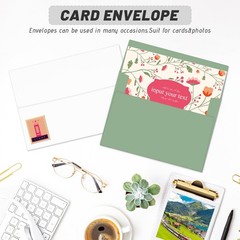 5×7 Envelopes For Invitation,A7 Envelope white,50 pack card A7, White