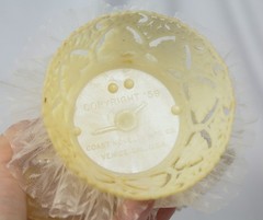 Vtg ©1959 Wedding Cake Topper 10” Coast Novelty Mfg Doves Bells
