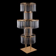Wedding Centerpieces Crystal Flower Stand W/ 5 Tiers Made of Acrylic Gorgeous