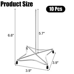 ELFULLY 10 Pcs Check Spindle, Paper Receipt Holder Spike for Silver
