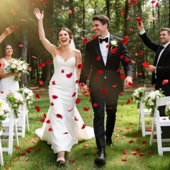 1200 PCS Artificial Silk Rose Petals Decoration for Romantic Night, Wedding, Eve