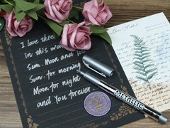 Wax Seal Pen Kit, Yoption 4 Pieces Metallic Pen for Decorating Sealing Stamp …