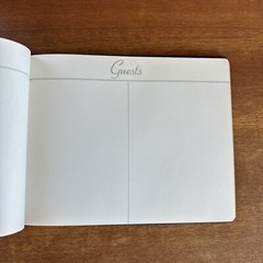 Samuel Ward Genuine Leather 1958 to 1984 Guest Book Weaverville, North Carolina