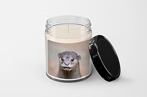 Smooth Coated Otter 2 Candle – Soy Wax Candle – Hand Poured Candle