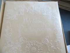 HALLMARK WEDDING PHOTOGRAPH VINTAGE 1969 WHITE CREAM ALBUM WHEN YOU CARE ENOUGH