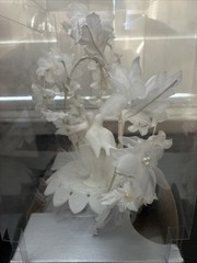 NOS Wilton Enterprises Petite Spring Song White Wedding Ornament Centerpiece
